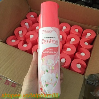 Xịt Phòng Spring Hương Hồng Phấn 250ml