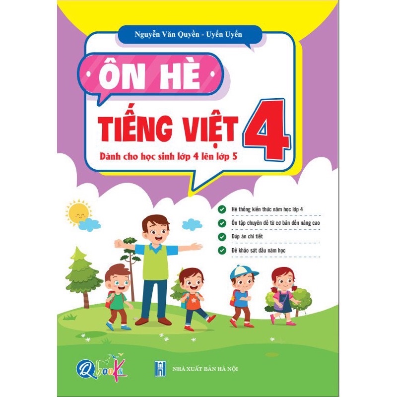 Sách Combo ôn hè toán 4 tiếng việt 4 dành cho học sinh lớp 4 lên lớp 5