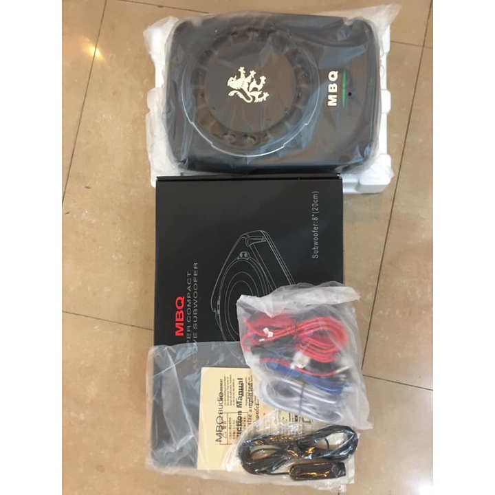 Loa sub gầm ghế ô tô sư tử MBQ – MB 8RL Loa Sub Siêu Trầm MBQ Để Gầm Ghế Ô Tô Xe Hơi