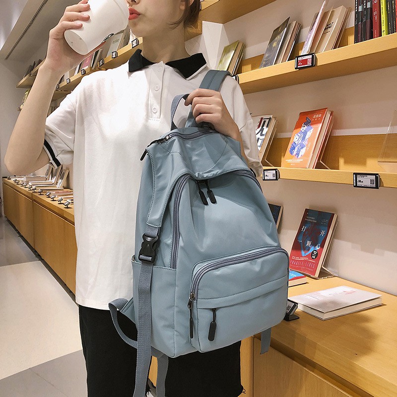 Balo Nữ 💖𝐅𝐑𝐄𝐄 𝐒𝐇𝐈𝐏💖 Balo Thời Trang Nam Nữ SIZE 43*29 Chống Nước Vừa Laptop 15.6 INCH (BL-125)