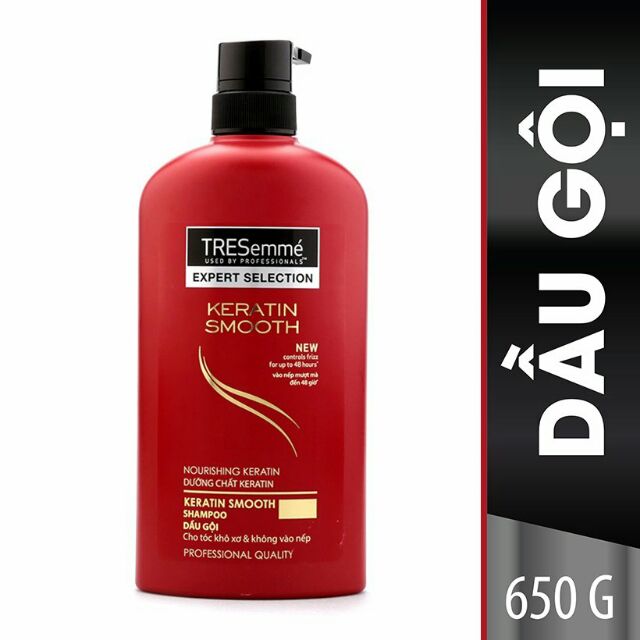 Dầu gội Tresemme Keratin tóc khô 650g