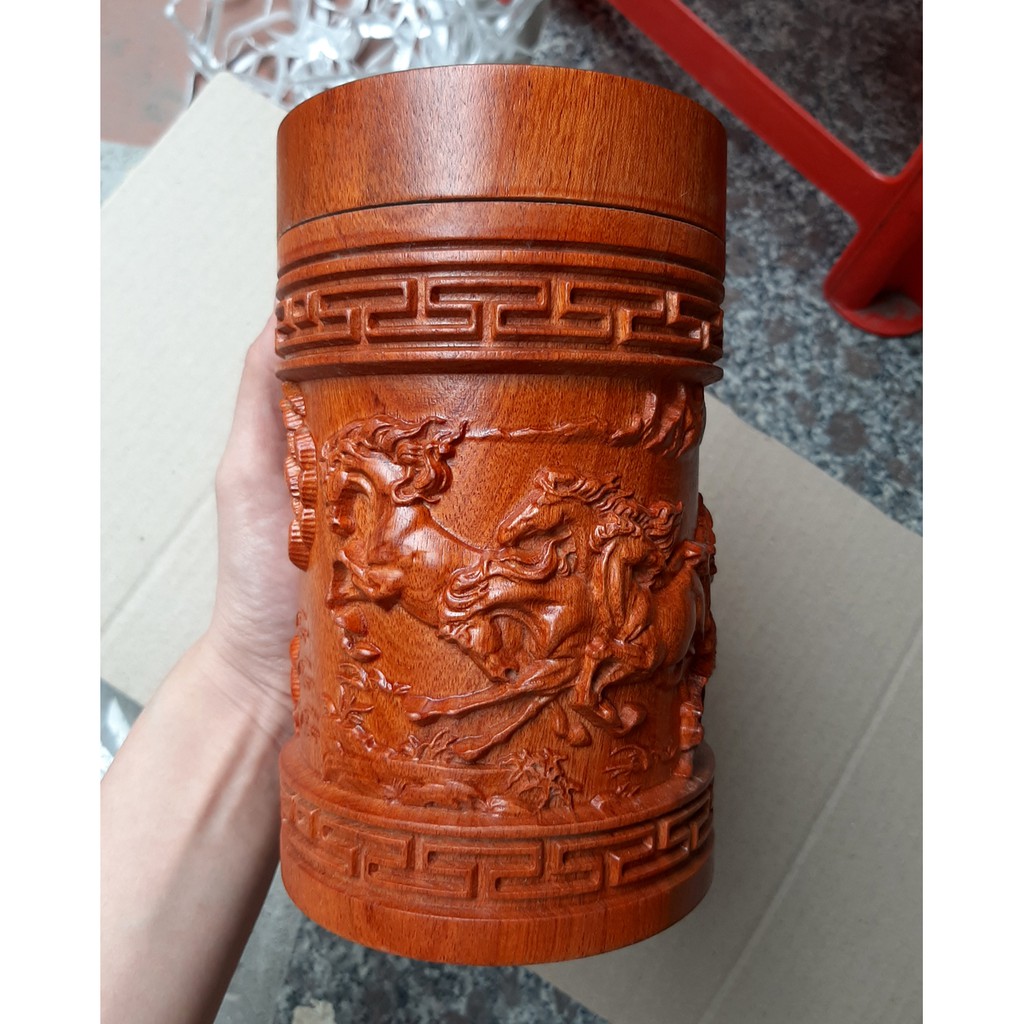 Hộp Chè Gỗ Hương Đá Nguyên Khối Mã Đáo Thành Công