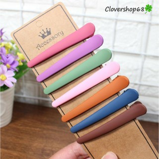 [SET 5] CÁI KHÁC MÀU  KẸP TÓC MỎ VỊT PASTEL TRƠN DÀI 7.5CM  VIDEO THẬT- KISS PLAZA