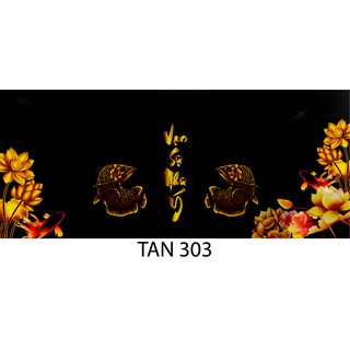 Tranh dán hồ cá rồng 3D - Dài 120 cao 60cm (nhiều mẫu)