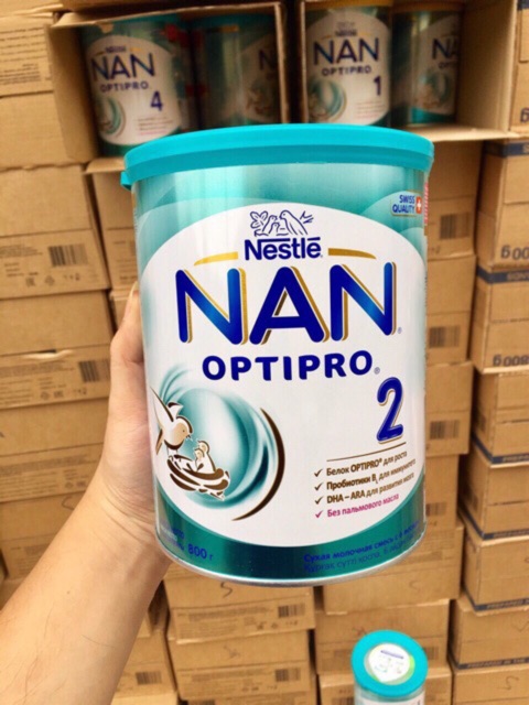 🌷 SỮA NAN NGA 800gr SỐ 1, 2, 3, 4 Date 2025 Mẫu Mới