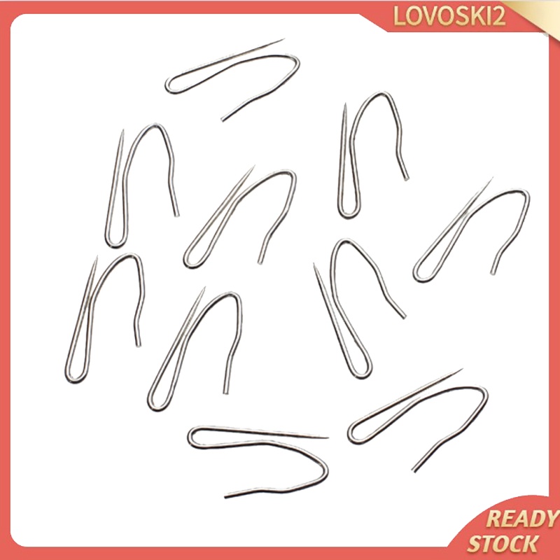 [LOVOSKI2]Pack of 10 Drapery Curtain Hooks Pinch Pleat Hook Clip  Pleater