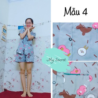 🐥Pijama xám cộc đùi vịt cute🐥