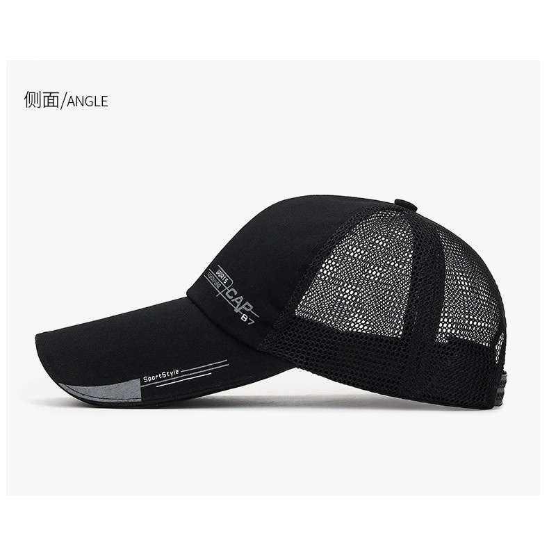 Mũ lưỡi trai cotton nhanh khô có thể điều chỉnh kích cỡ