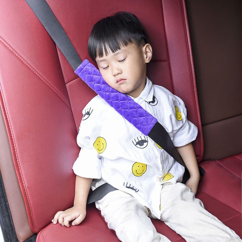 Vỏ Bọc Dây Đai An Toàn Xe Hơi Màu Đen Thoải Mái Cho Người Lớn Và Trẻ Em