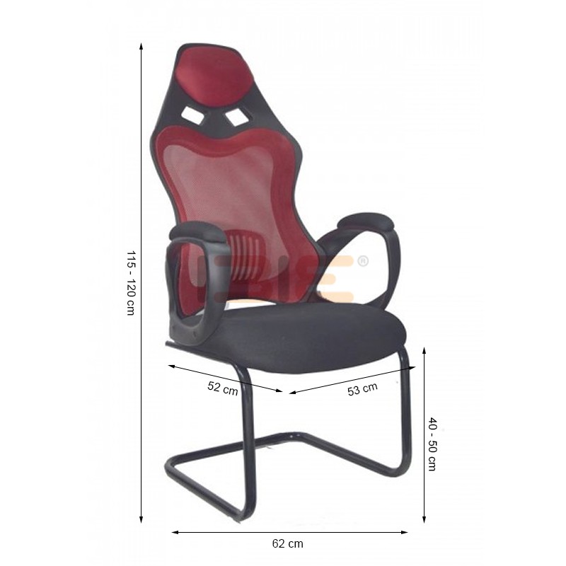 Ghế gaming lưng cao có tựa đầu IBIE ID4539 chân quỳ
