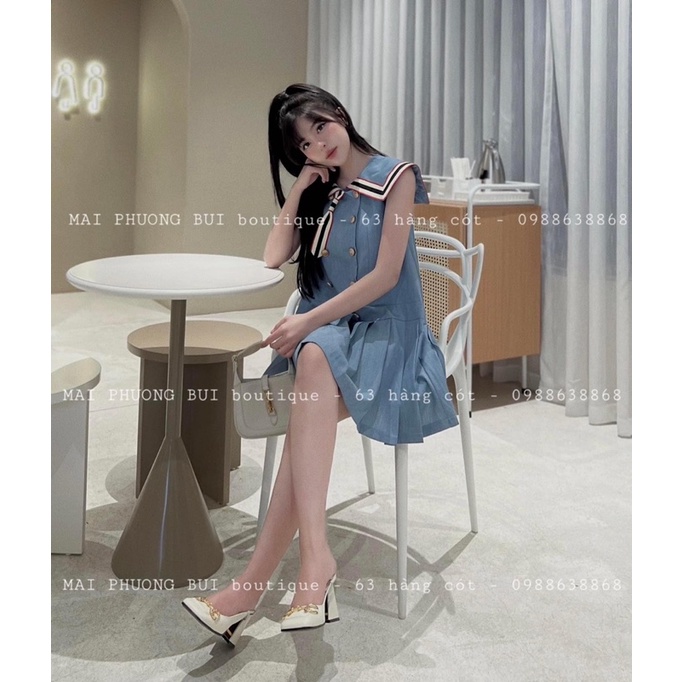 Váy Thô Viền Đuôi Cá 2 Màu Siêu Xinh