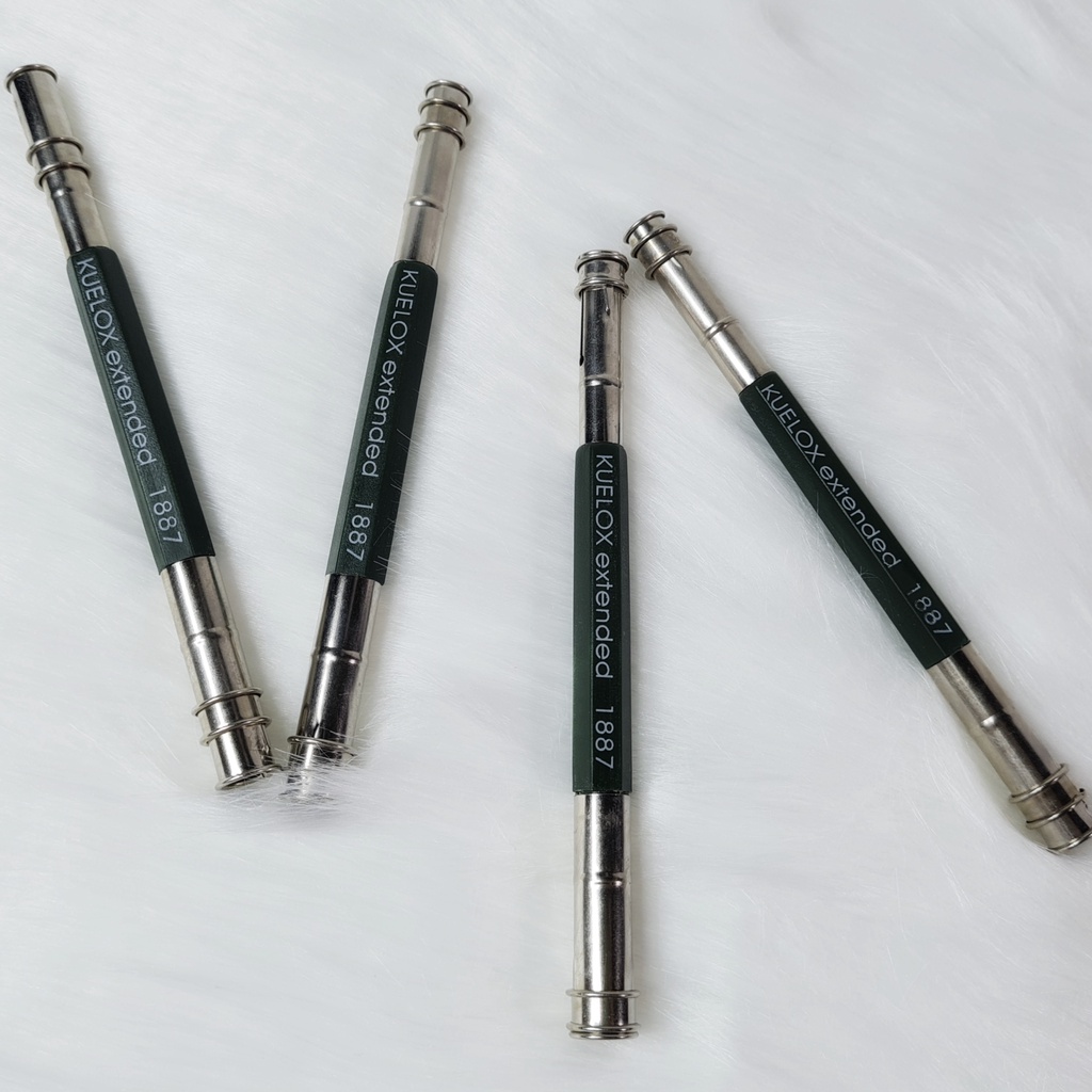 Nối chì 2 đầu  - Thân trơn màu đen và Kuelox 1887 xanh lá