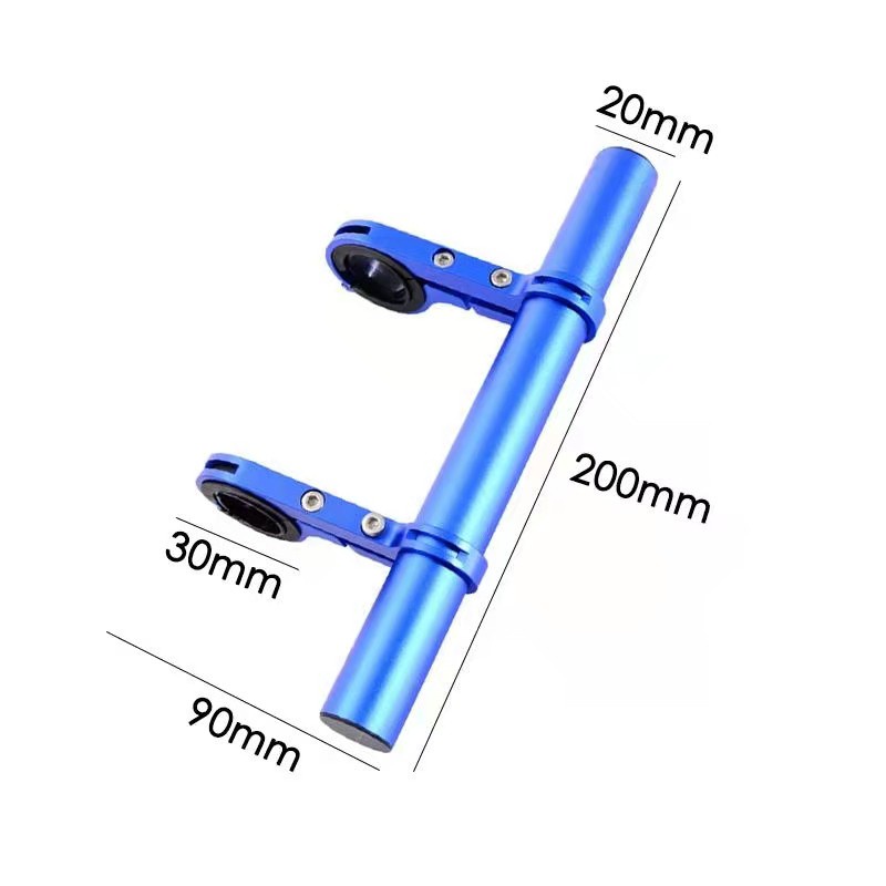 Giá Mở Rộng Gắn Đèn Pin Đôi Đa Chức Năng Bằng Hợp Kim Nhôm Cho Xe Đạp