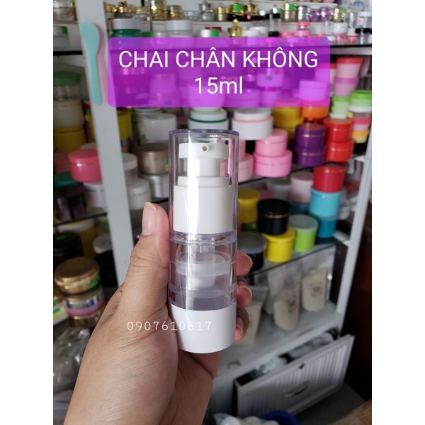 Chai chân không 5ml-10ml-15ml-30ml-50ml-100ml chiết mỹ phẩm