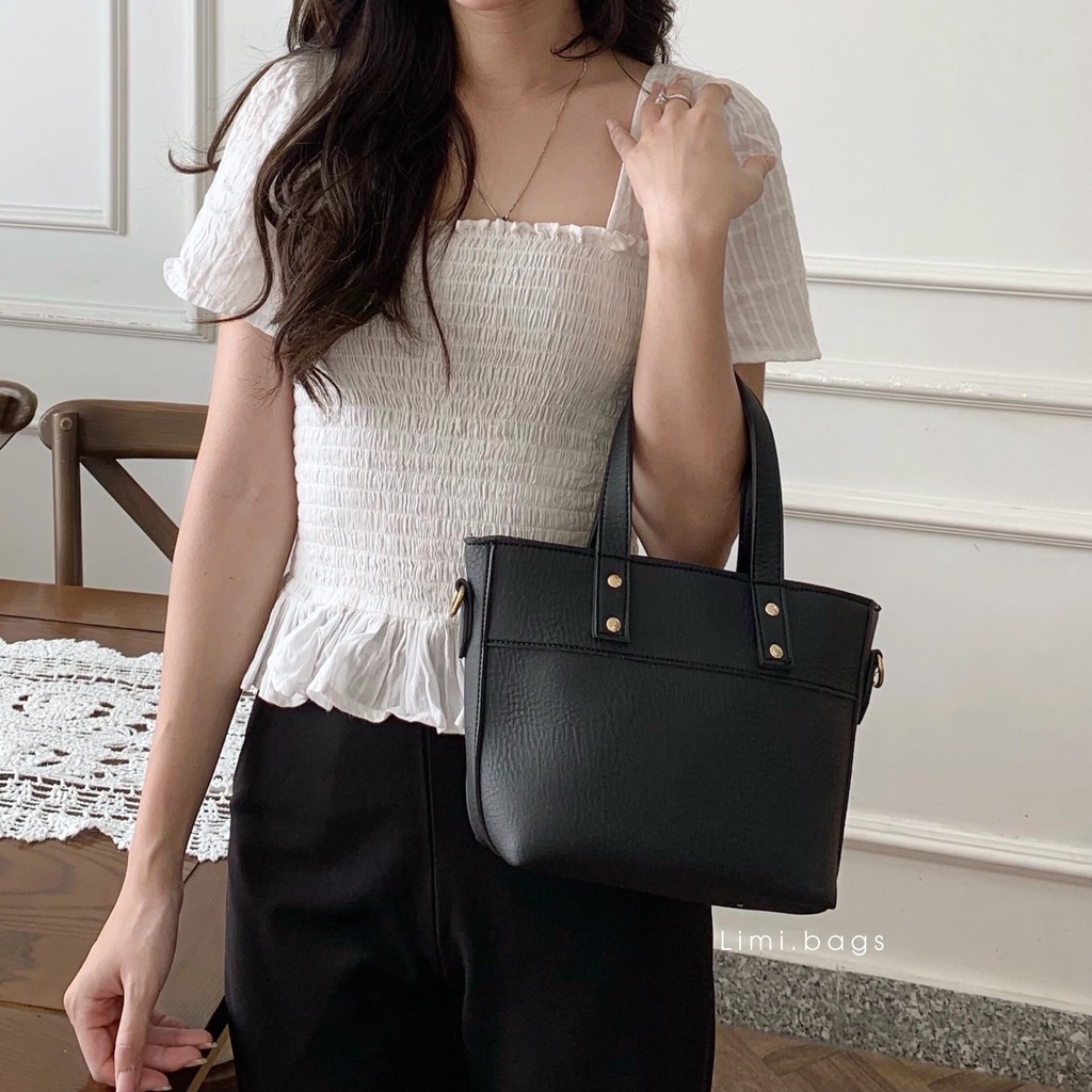 Túi xách tay nữ mini nhỏ xinh đeo chéo đeo vai phong cách Hàn Quốc thời trang Vintage dễ thương da mềm ALA Limi Bags