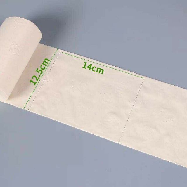 GIẤY VỆ SINH GẤU TRÚC CUỘN NÉN ĐẶC LÕI CUỘN TO BAIHOU
