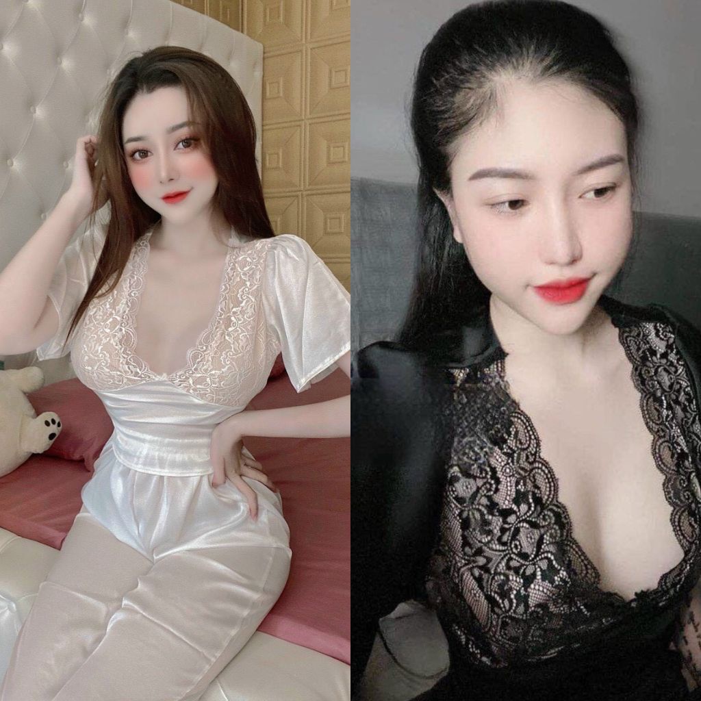 Đồ Ngủ Sexy, Đồ Ngủ Nữ Lụa Latin Cao Cấp Mềm mại xinh xắn &lt;58KG