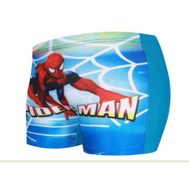 Quần bơi bé trai người nhện-giãn 4 chiều size 10-25 kg (có thể mua kèm combo kính, mũ, nút tai)