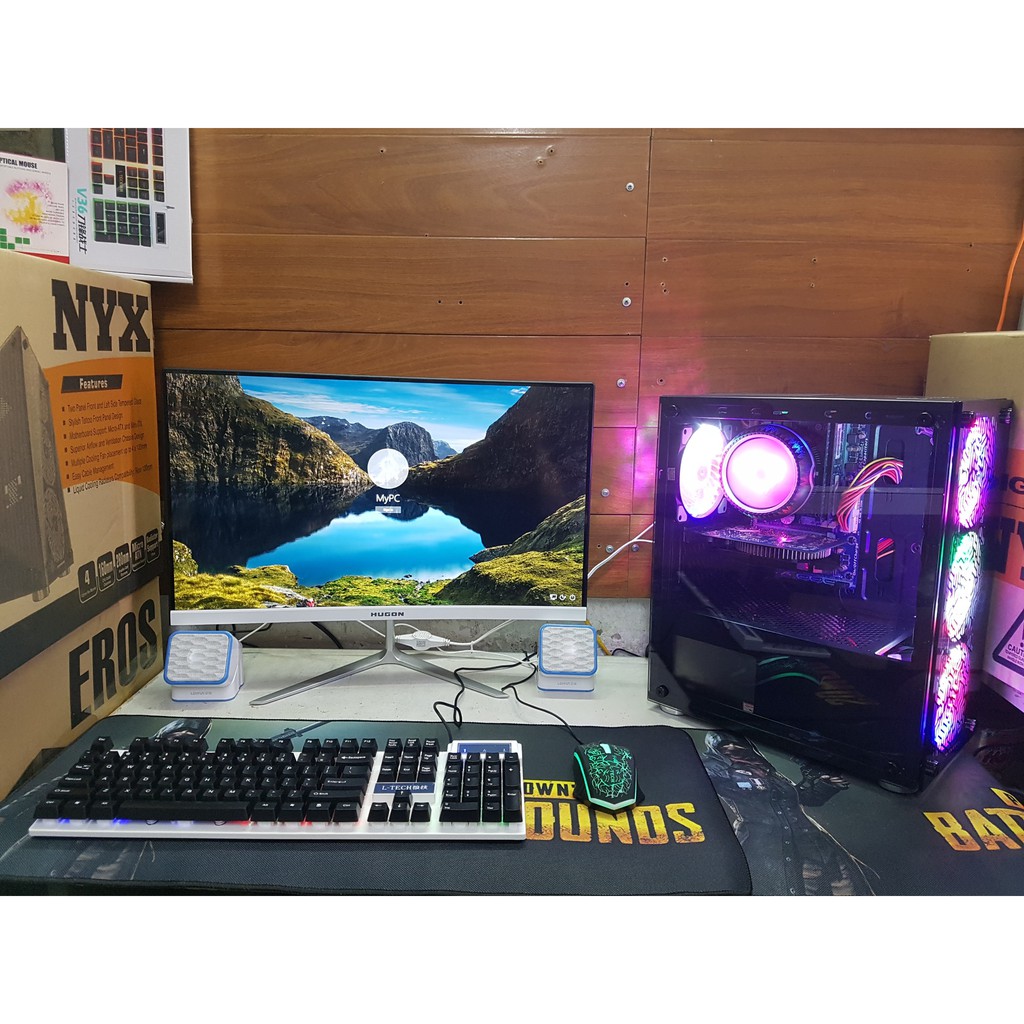 Bộ máy tính để bàn chơi maxsetting lol, cf, pubg mobi, gta, fifa...led 7 màu | BigBuy360 - bigbuy360.vn