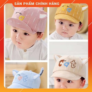[SAlle-Gía Sốc] Mũ Lưới Trai Tai Mèo Dễ Thương cho Bé