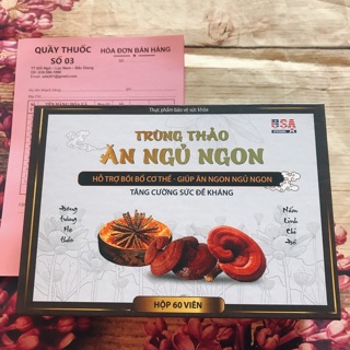 Trùng thảo ăn ngủ ngon