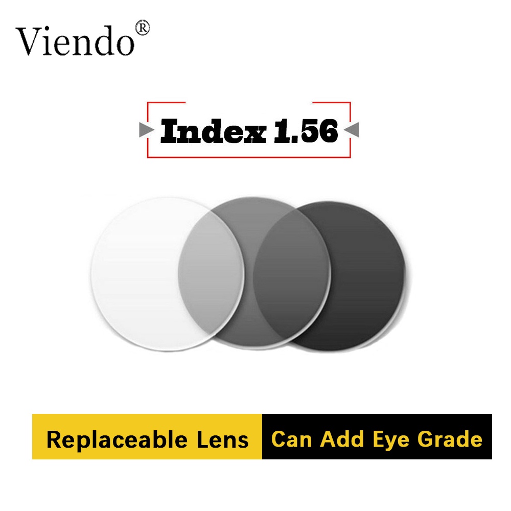 Tròng kính cận có độ VIENDO chống tia UV400 và ánh sáng xanh đổi màu 0~10.00 độ
