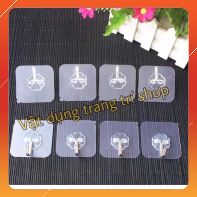 Móc dán tường siêu dính 6*6 cm combo 10c
