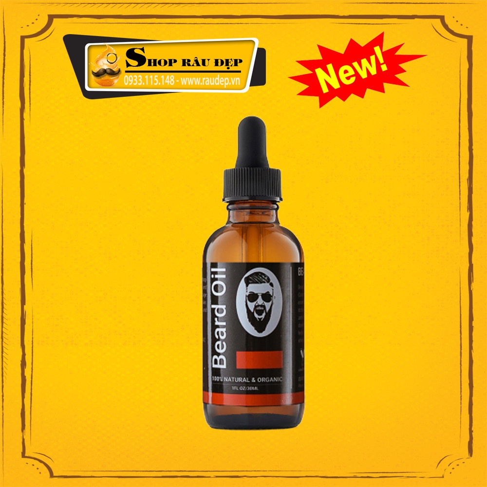 Dầu Dưỡng Râu Beard Oil No.01  - 10ml - 30ml Chống khô da, khán khuẩn, râu vào nếp