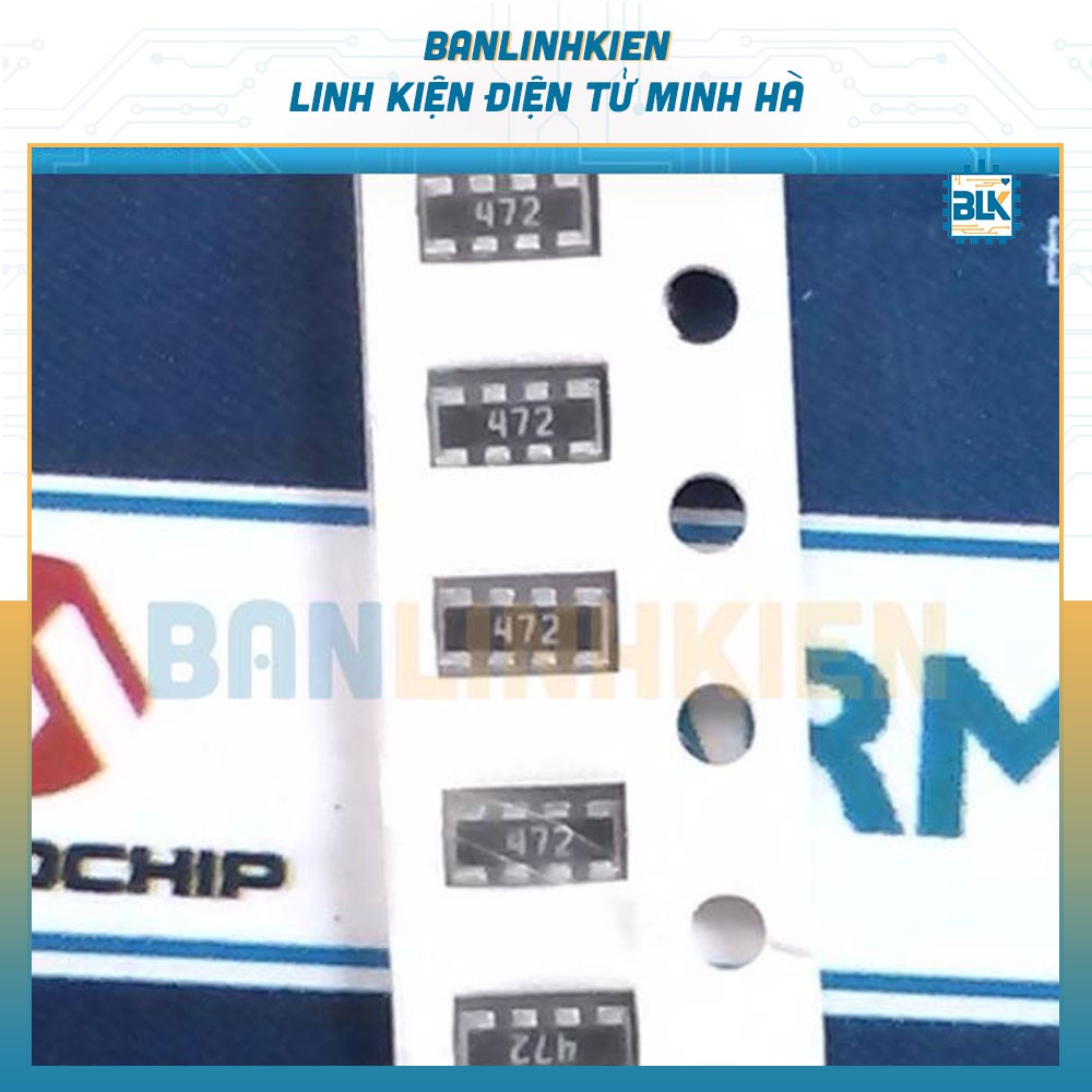 Combo 5 Chiếc Trở Băng 0603x4 470R