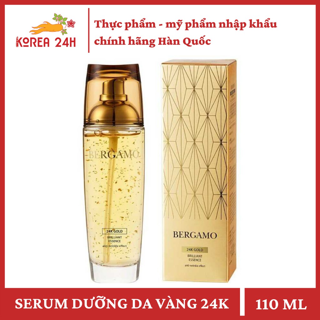 Tinh Chất Dưỡng Da Vàng Bergamo 24K Brilliant Essence