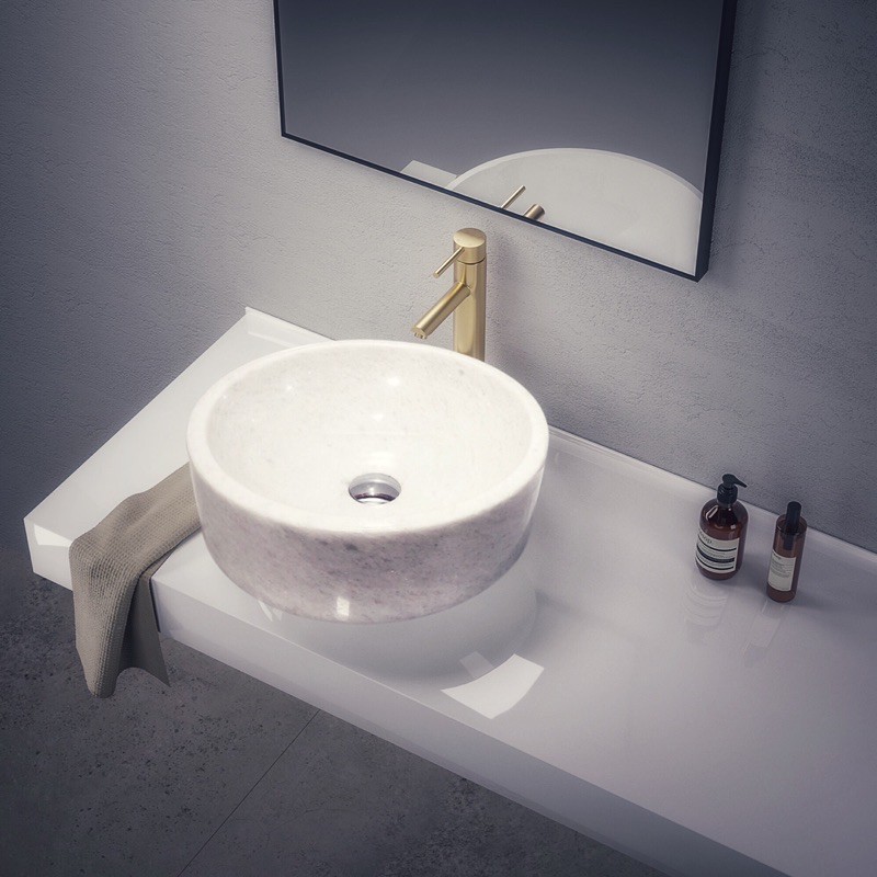 Bồn Rửa Mặt - Lavabo Tròn Dày Cao Cấp | BigBuy360 - bigbuy360.vn