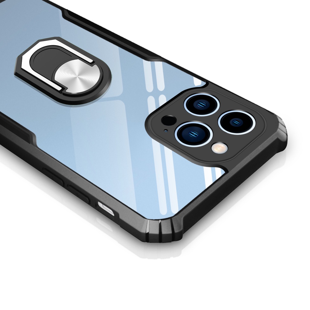 Ốp Điện Thoại Mềm Trong Suốt Có Giá Đỡ Nam Châm Cho Xiaomi Mi POCO X3 Pro NFC POCO M3 Pro 5G