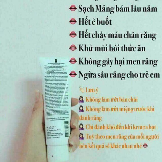 COMBO Kem Trắng Răng AP24 cùng sp Scion DDVS