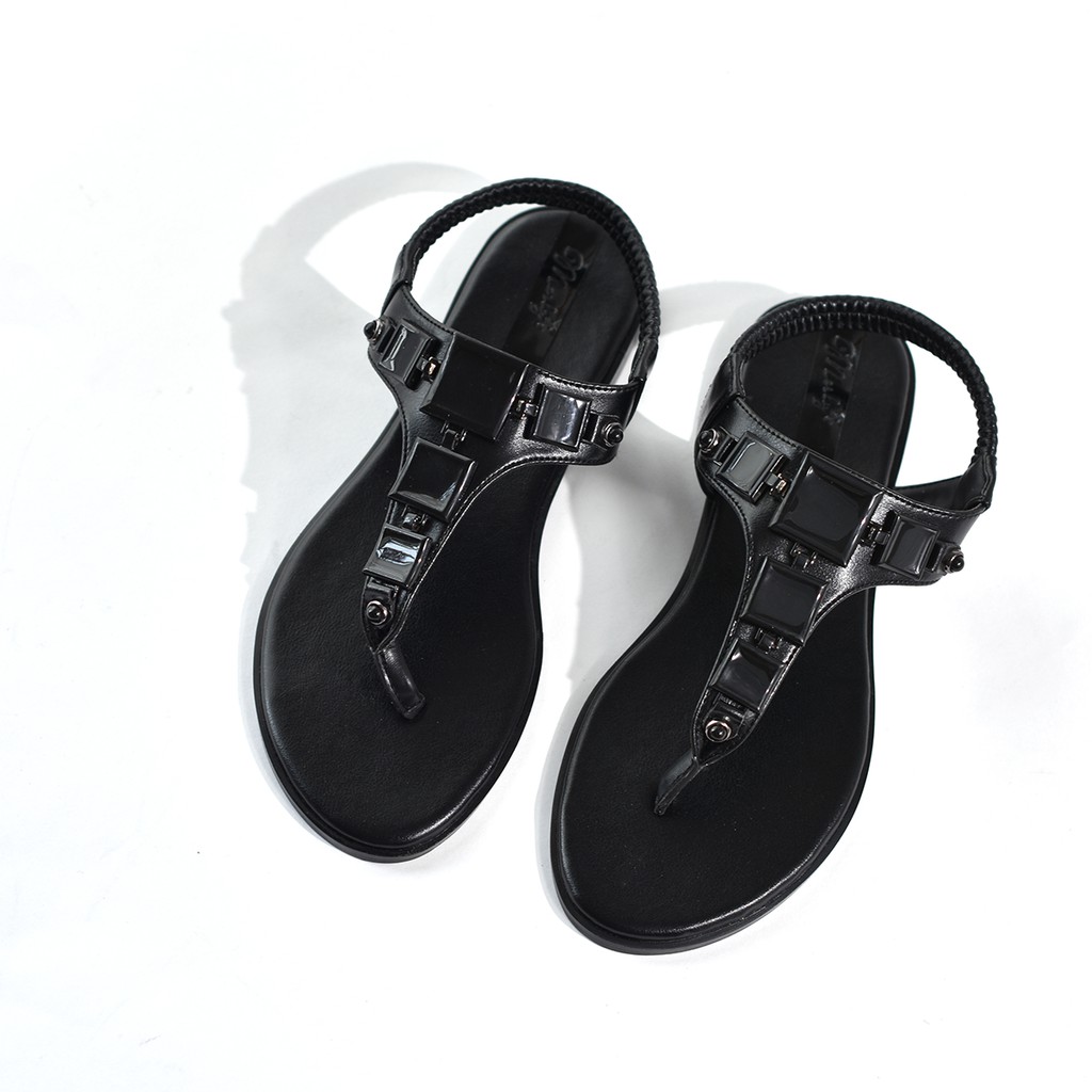 Giày xăng đan nữ đế bệt Merly 1339, giày sandal nữ đế bệt, Giày sandal nữ big size