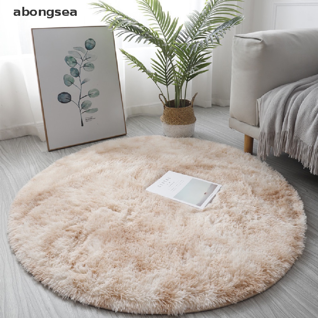 Thảm Lông Cừu Tròn Mềm Mại Sang Trọng
