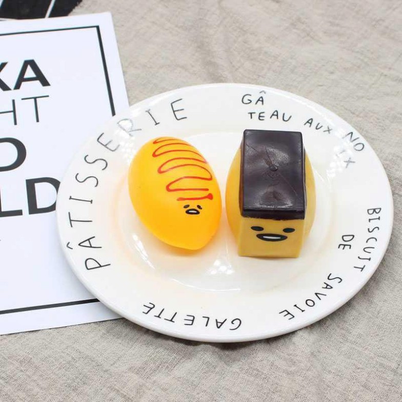 Gudetama Squishy trút giận hình người Bóp Xả Stress Hình Cậu Bé