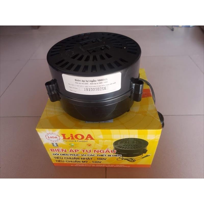 Biến Áp Đổi Nguồn LIOA 1000/1200/1500/2000VA (Nguồn Vào 220V / Nguồn Ra 100-120V)