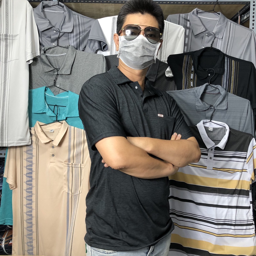 COMBO 4 Áo thun nam trung niên cotton lạnh tay ngắn polo trơn form rộng cổ trụ - Xưởng sỉ Toàn Phát | BigBuy360 - bigbuy360.vn