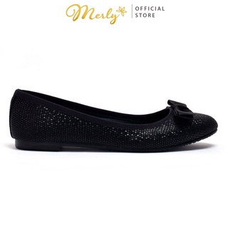Giày búp bê nữ nơ Merly 1397