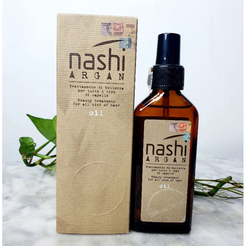 Tinh dầu thiên nhiên Nashi Argan oil 30-100ml Phục hồi tóc hư tổn