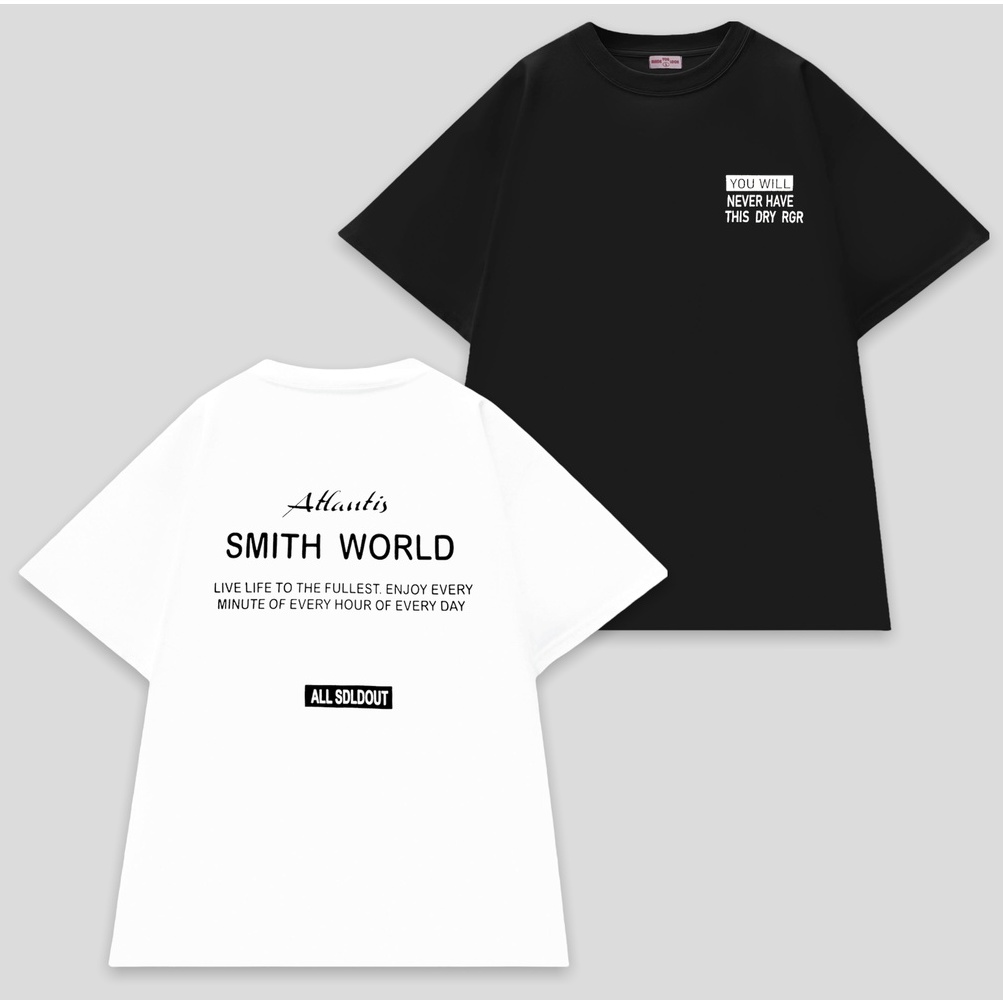 Áo thun tay lỡ ATLANTIS phông Unisex nam nữ tee oversize form rộng pull Ulzzang Streetwear Hàn Quốc vải mềm
