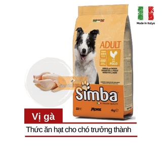 Hạt cho chó trưởng thành simba - vị gà - 4kg