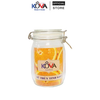Hũ thủy tinh tròn có khóa KOVA 950ml
