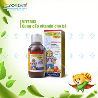 Fitobimbi Vitemix - Bổ Sung Vitamin Và Khoáng Chất, Canxi Cho Bé, Vitamin B, Tăng Sức Đề Kháng (Lọ 200ml) [Chính Hãng]