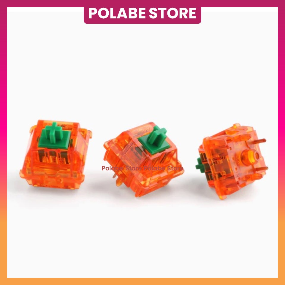 EQUALZ C3 Tangerine Linear Switch V2 Công Tắc Bàn Phím Cơ - Polabe Store