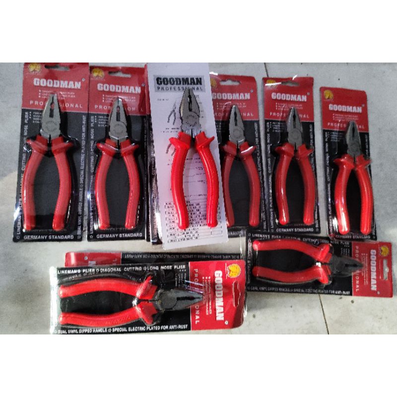 Kìm điện,kìm cắt goodman loại 1 6in,8in