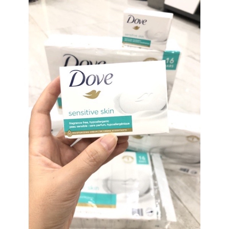 XÀ BÔNG CỤC DOVE SENSITIVE SKIN - DÀNH CHO DA NHẠY CẢM CỦA MỸ