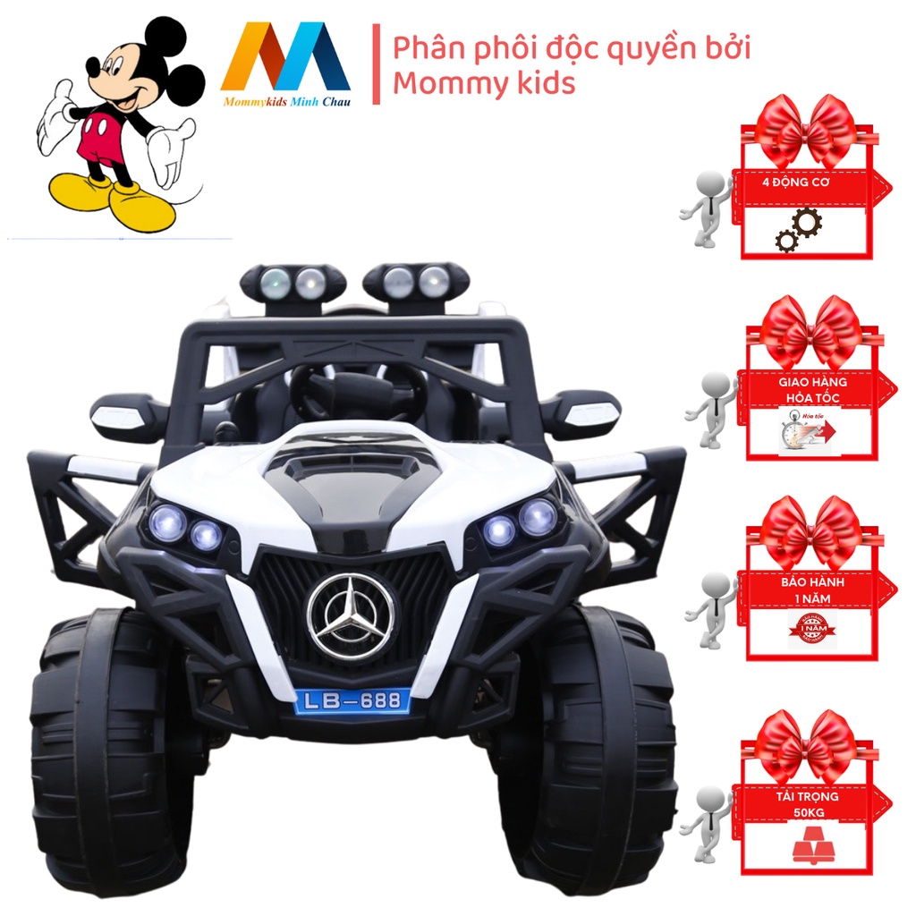 Xe Ô Tô Điện Địa Hình MOMMYKIDS MINH CHÂU MODEL 830 Dành Cho Trẻ Em Từ 1 Tuổi