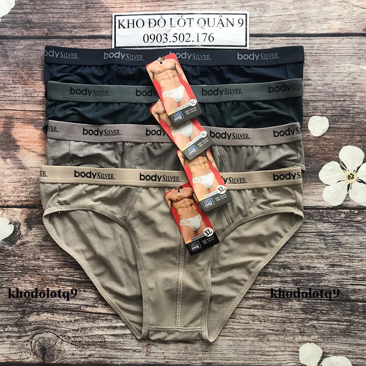 Quần lót nam vải lưới body sliver thoáng mát ( giao màu ngẫu nhiên)