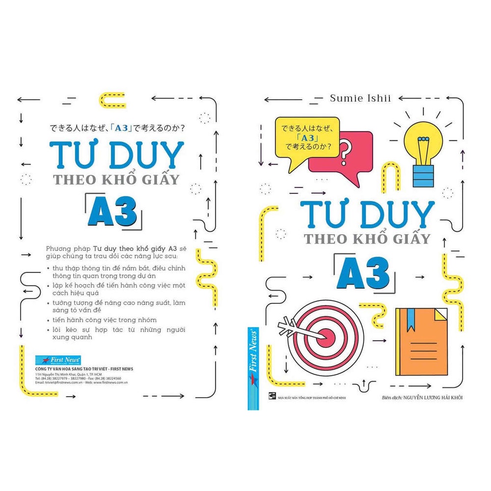 Sách kỹ năng sống - Tư duy theo khổ giấy A3